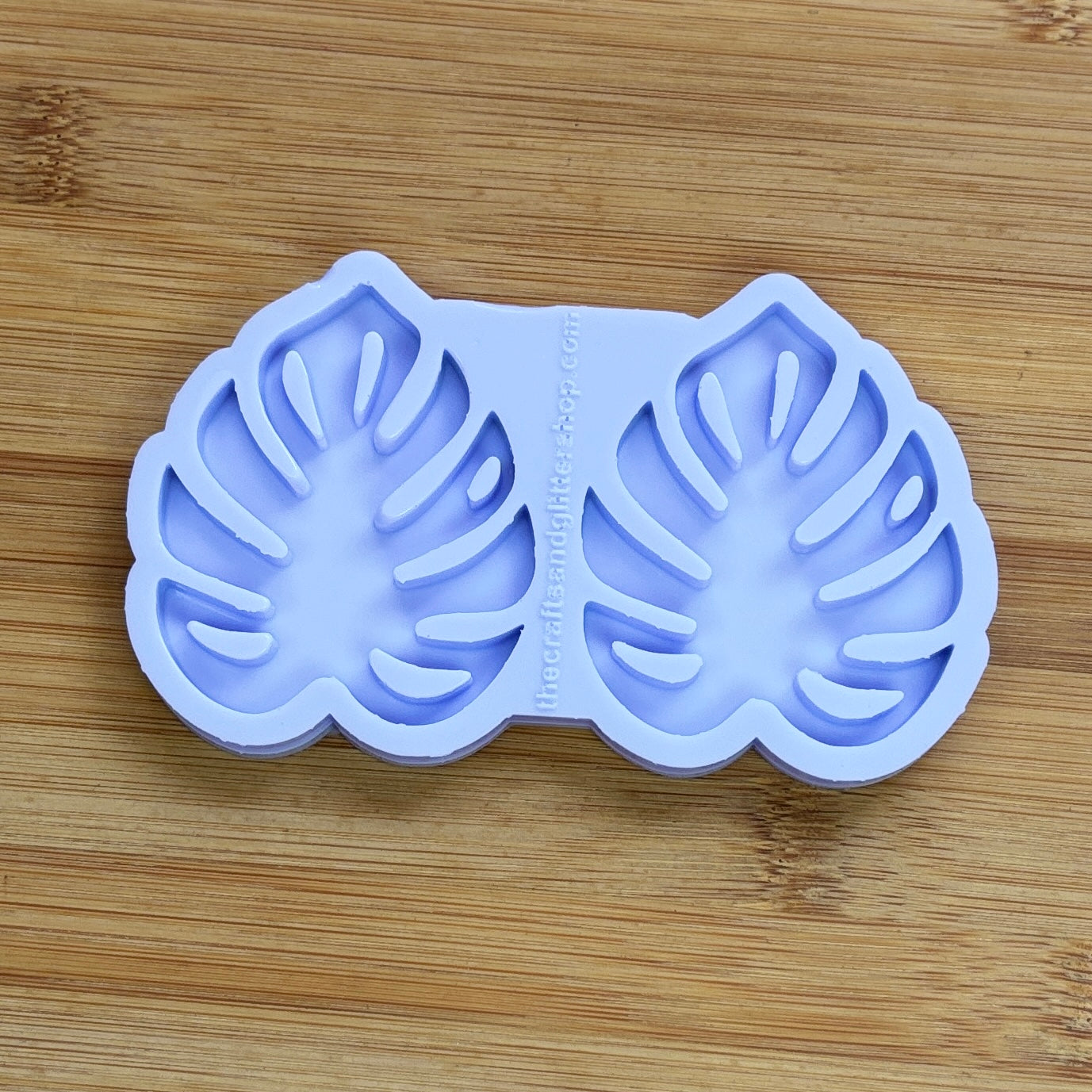 Monstera Leaf Silicone Mold with 2 cavities, made with Food Safe Silicone suitable for both food and craft projects