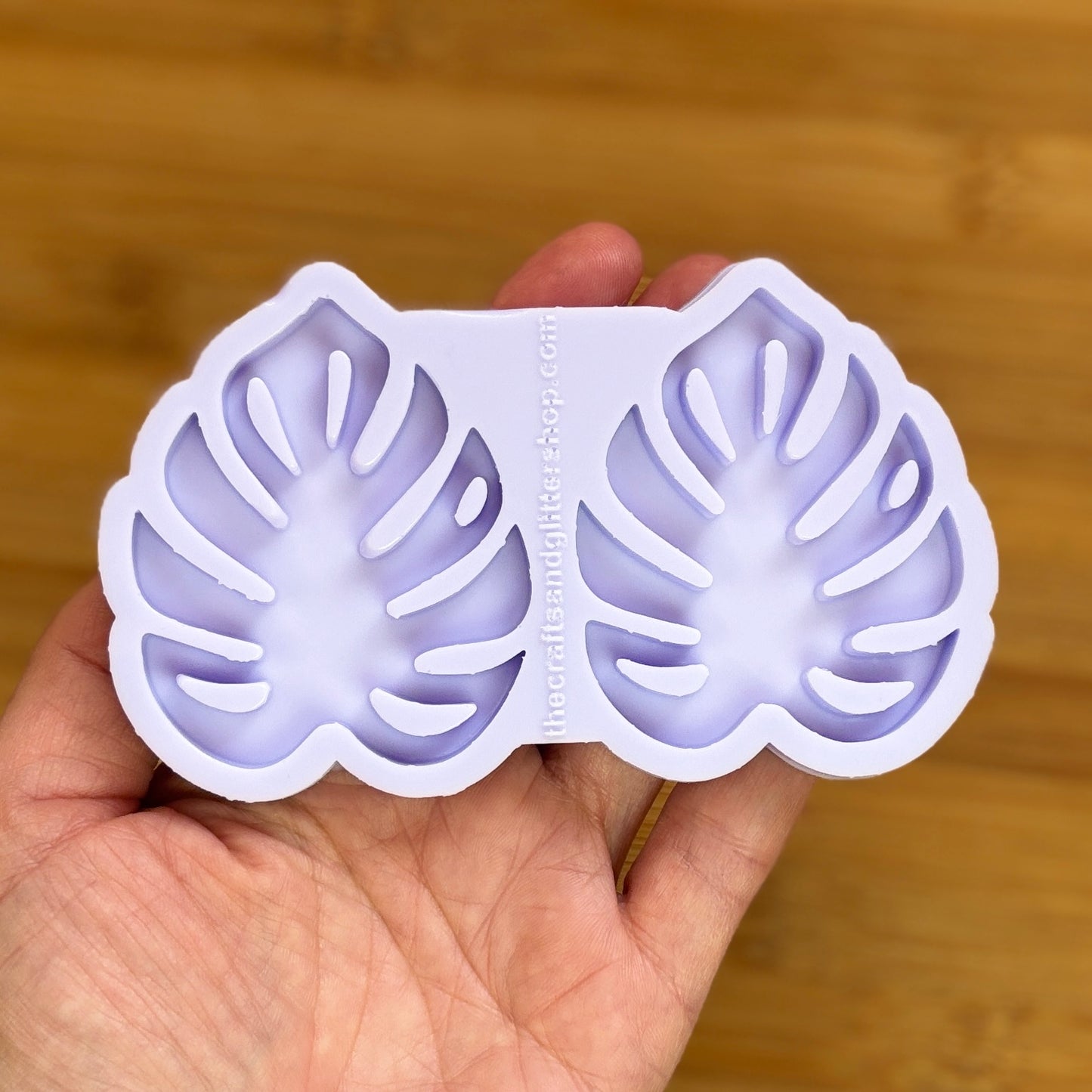 Monstera Leaf Silicone Mold with 2 cavities, made with Food Safe Silicone suitable for both food and craft projects