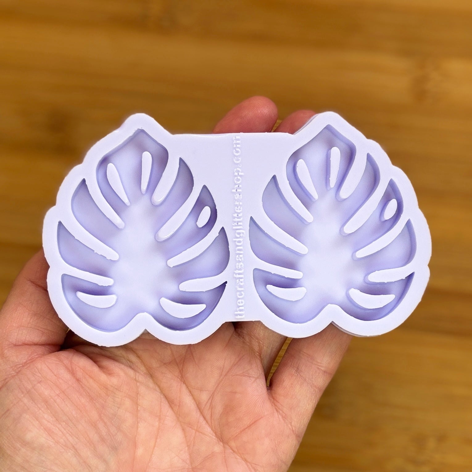 Monstera Leaf Silicone Mold with 2 cavities, made with Food Safe Silicone suitable for both food and craft projects