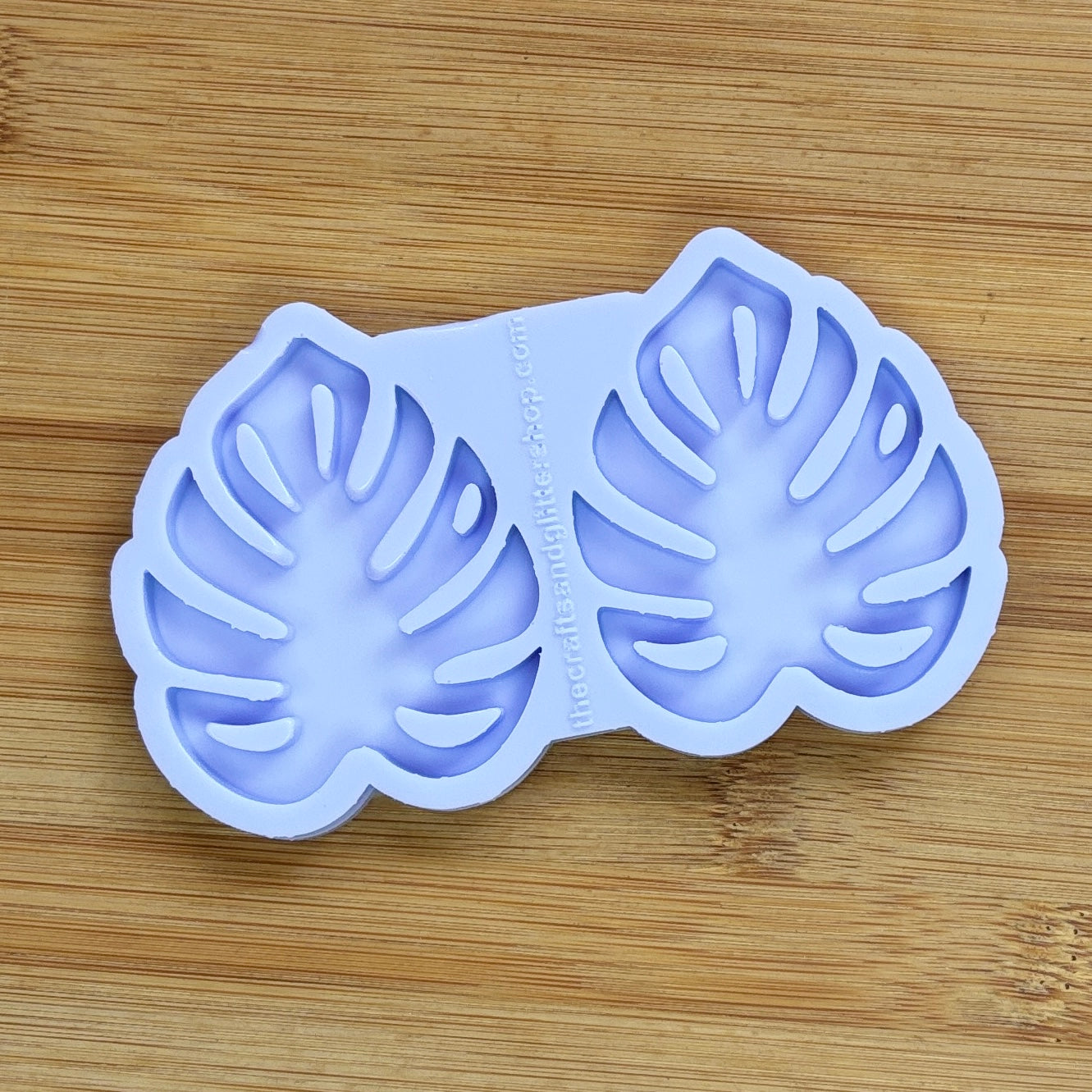 Monstera Leaf Silicone Mold with 2 cavities, made with Food Safe Silicone suitable for both food and craft projects