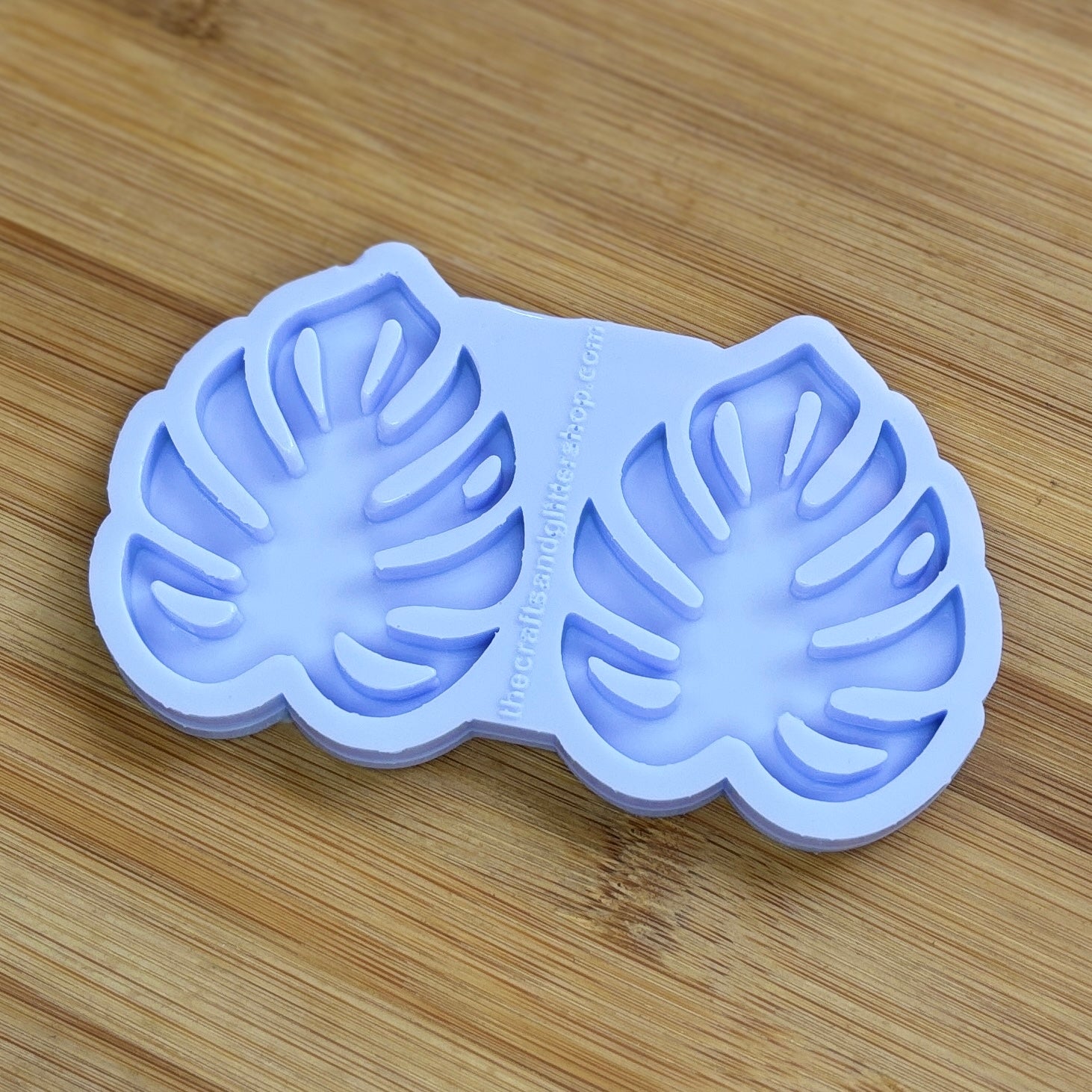 Monstera Leaf Silicone Mold with 2 cavities, made with Food Safe Silicone suitable for both food and craft projects