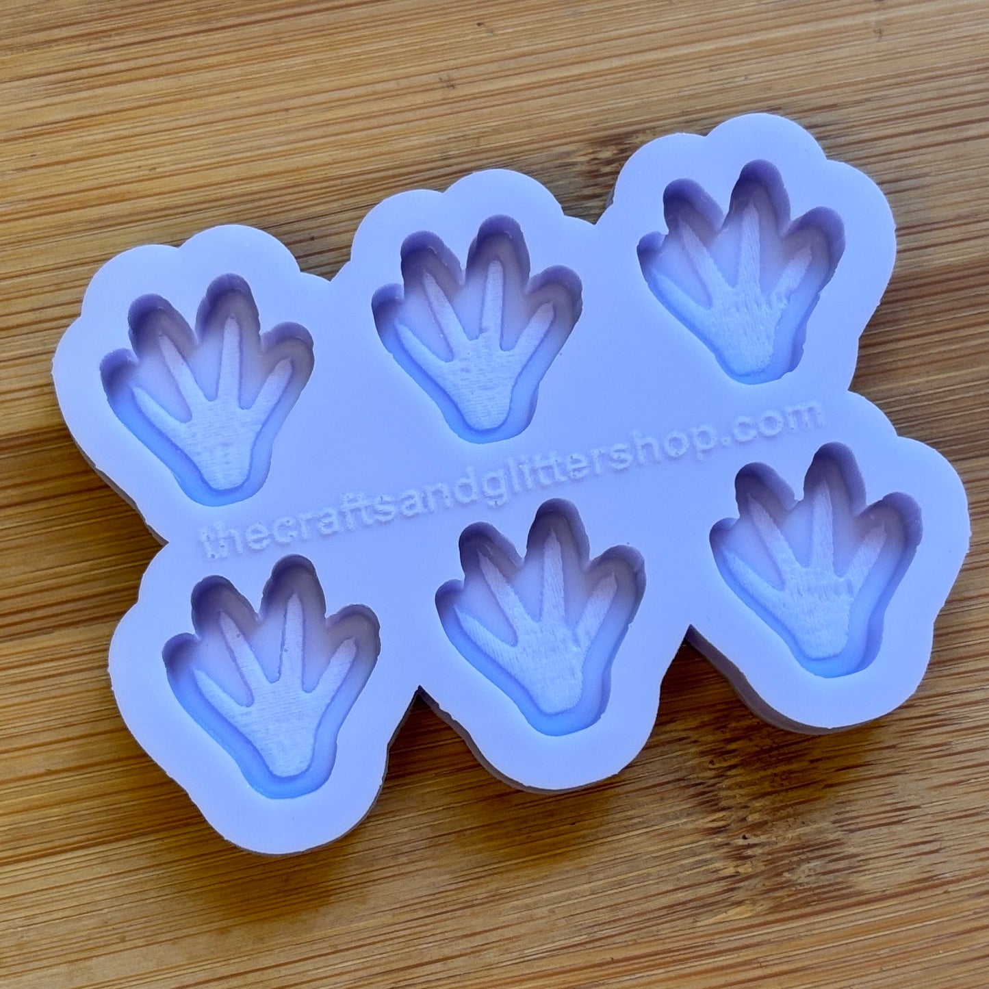 Rat Paw Silicone Mold with 6 cavities of 2 cm each, made with Food Safe Silicone suitable for both food and craft projects