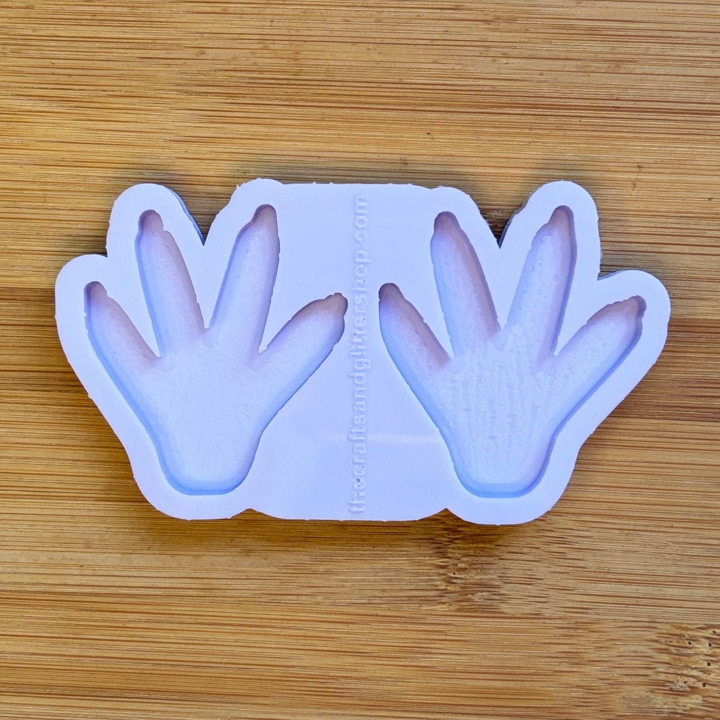 5cm Rat Paw Silicone Mold with 2 cavities, made with Food Safe Silicone suitable for both food and craft projects