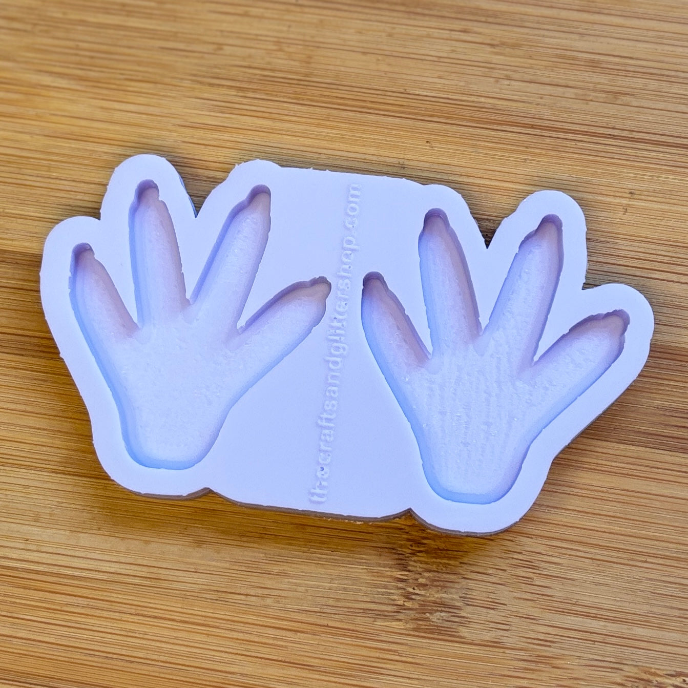 Rat Paw Silicone Mold with 2 cavities of 5 cm each, made with Food Safe Silicone suitable for both food and craft projects