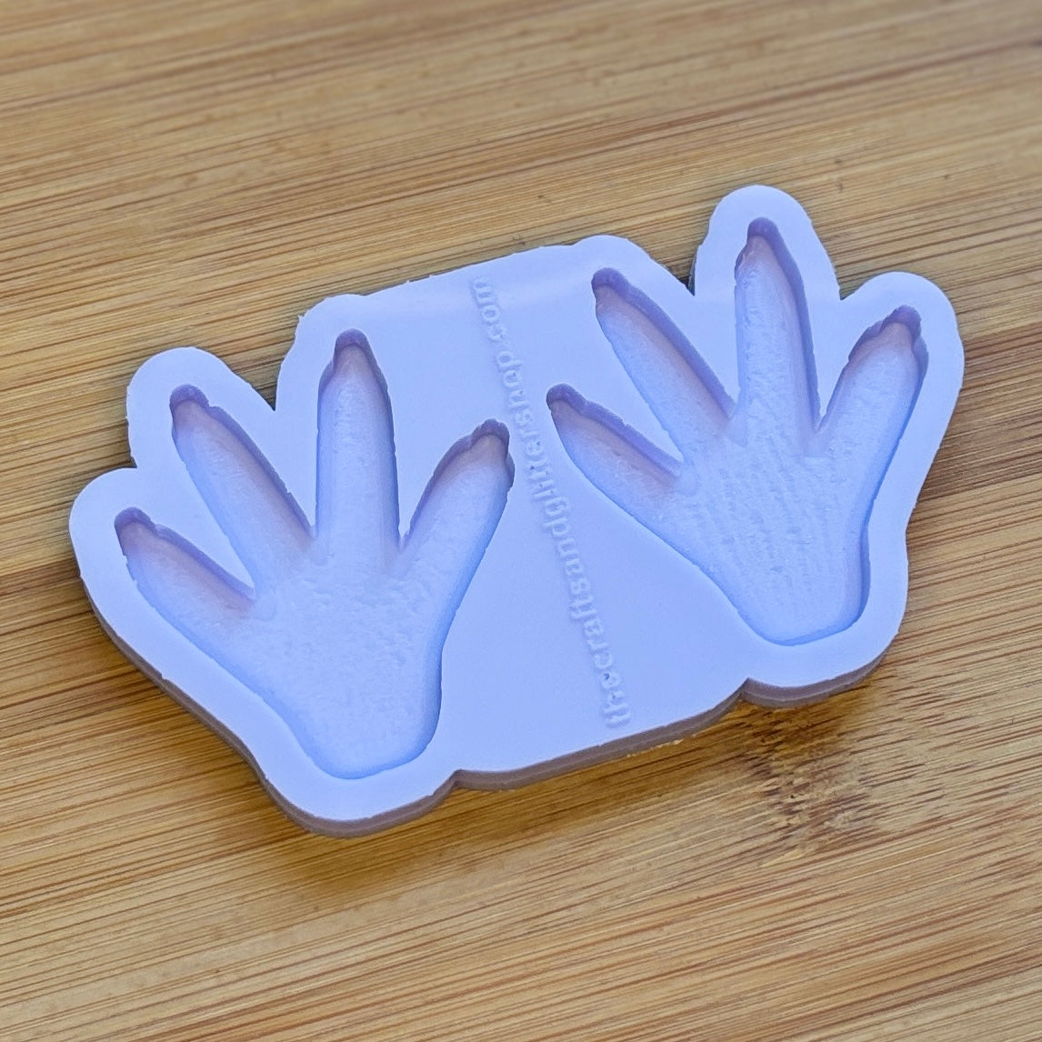 Rat Paw Silicone Mold with 2 cavities of 5 cm each, made with Food Safe Silicone suitable for both food and craft projects