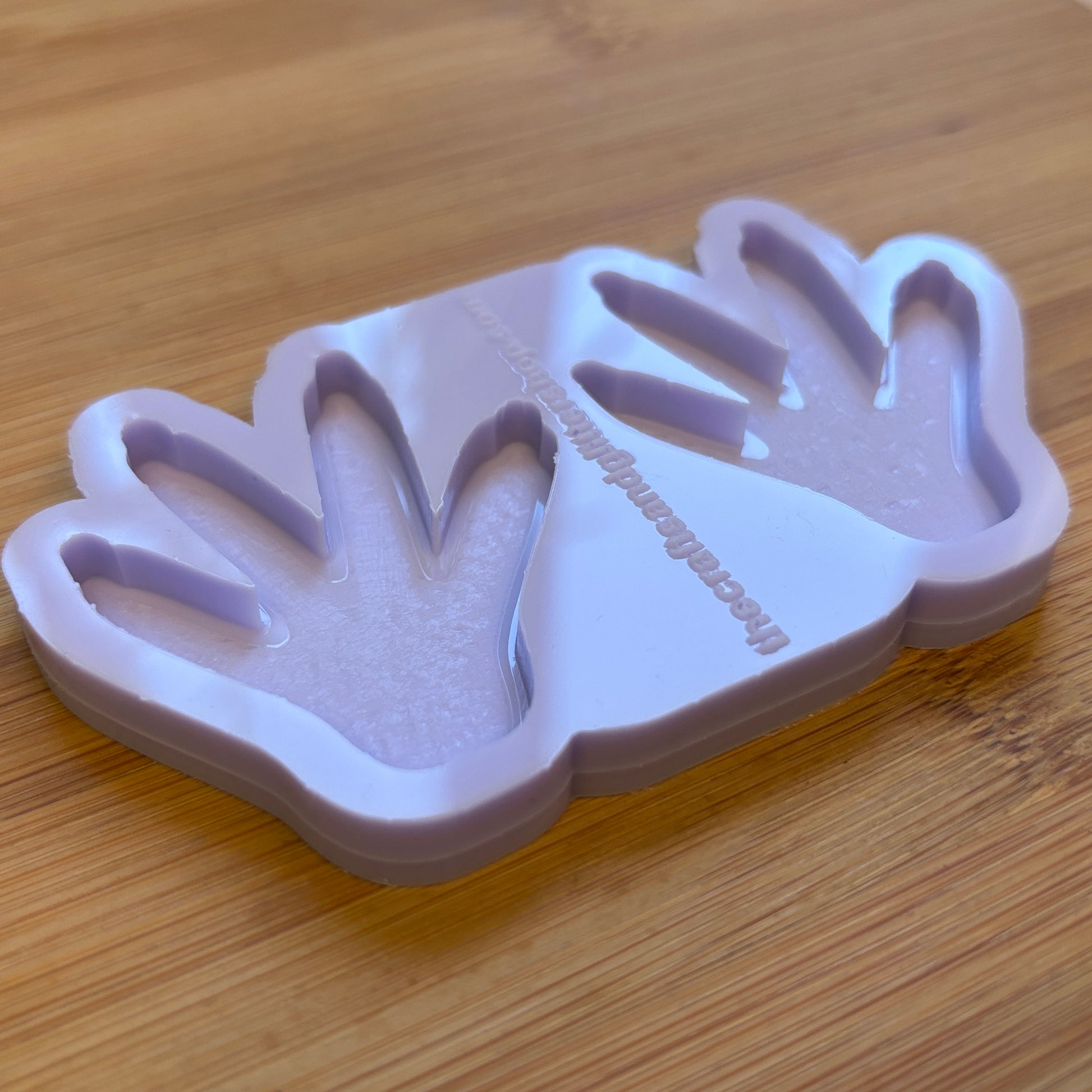 Rat Paw Silicone Mold with 2 cavities of 5 cm each, made with Food Safe Silicone suitable for both food and craft projects