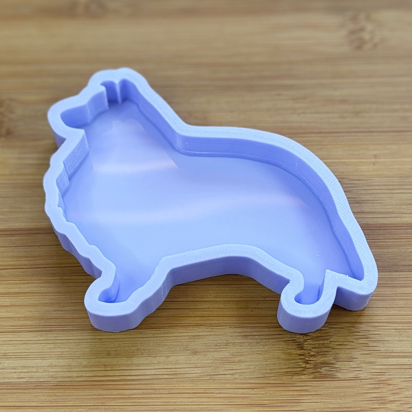 Shetland Sheepdog Silicone Mold with 1 cavity, made with Food Safe Silicone suitable for both food and craft projects