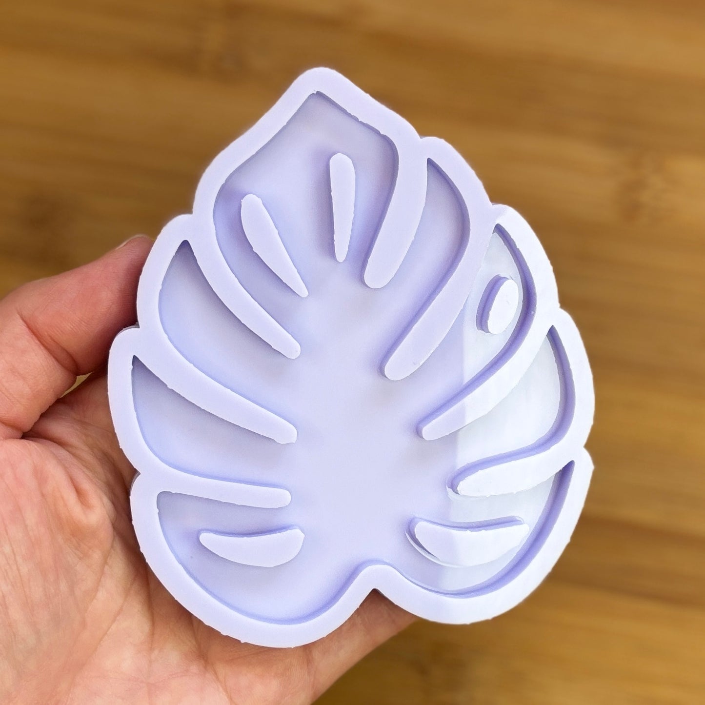 split-leaf philodendron silicone mold