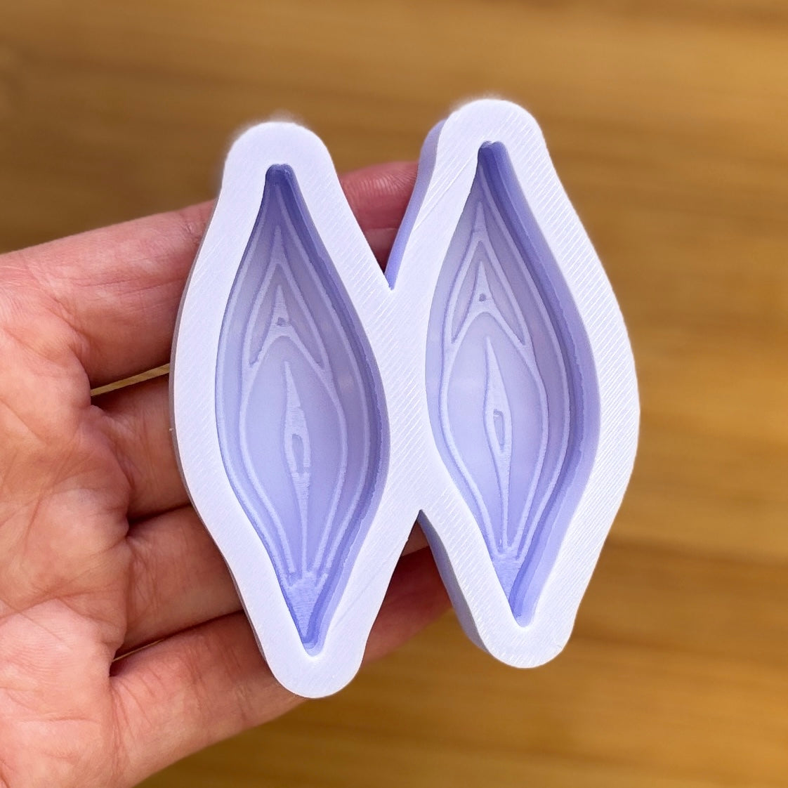 Vagina Silicone Mould with cavities of 63mm/2.5 inch each