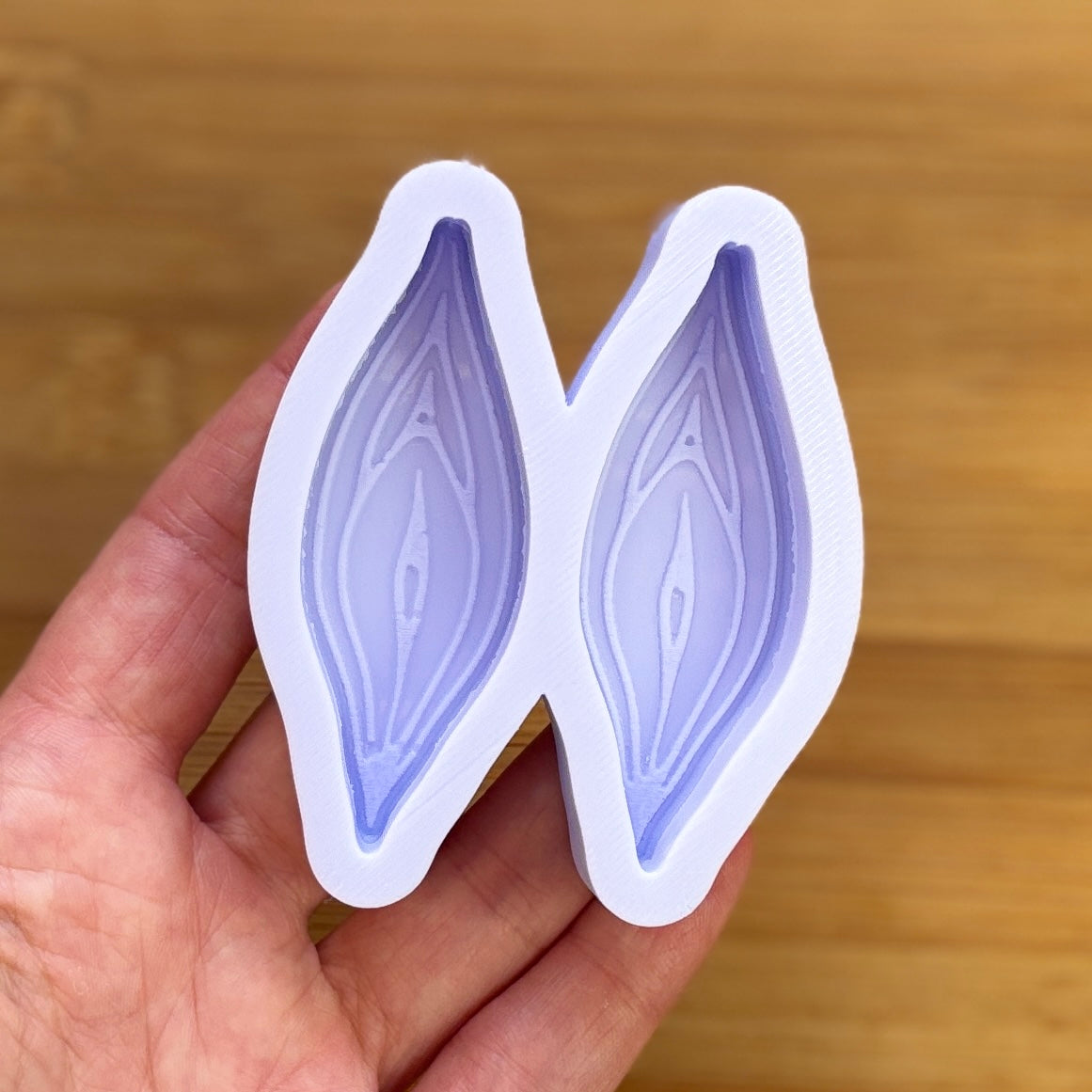 Vagina Silicone Mould with cavities of 63mm/2.5 inch each