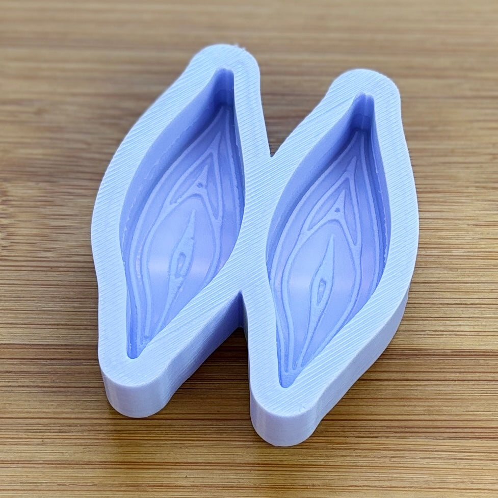 Vagina Silicone Mould with cavities of 63mm/2.5 inch each