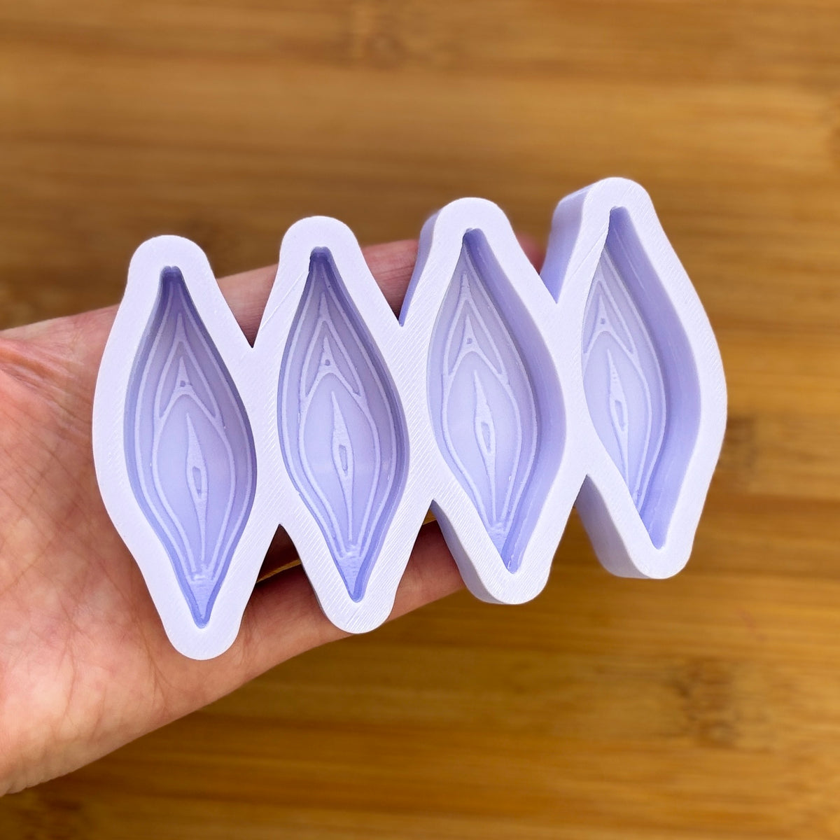 Vagina Silicone Mould with cavities of 63mm/2.5 inch each