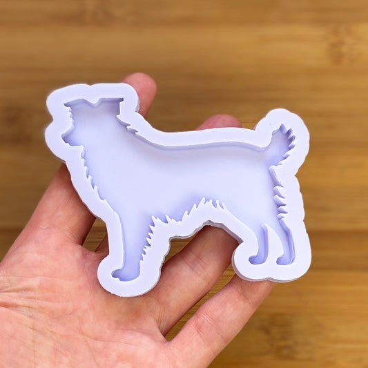 Border Collie Silicone Mold with 1 cavity of 80mm