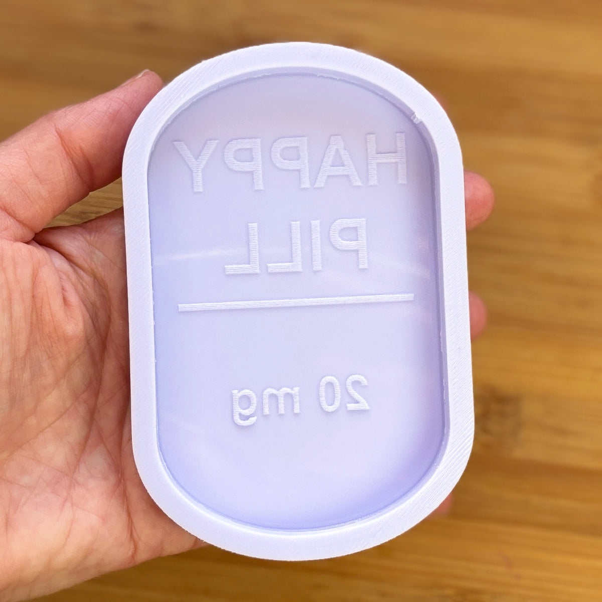 Happy Pill Silicone Mold with 1 cavity of 100mm