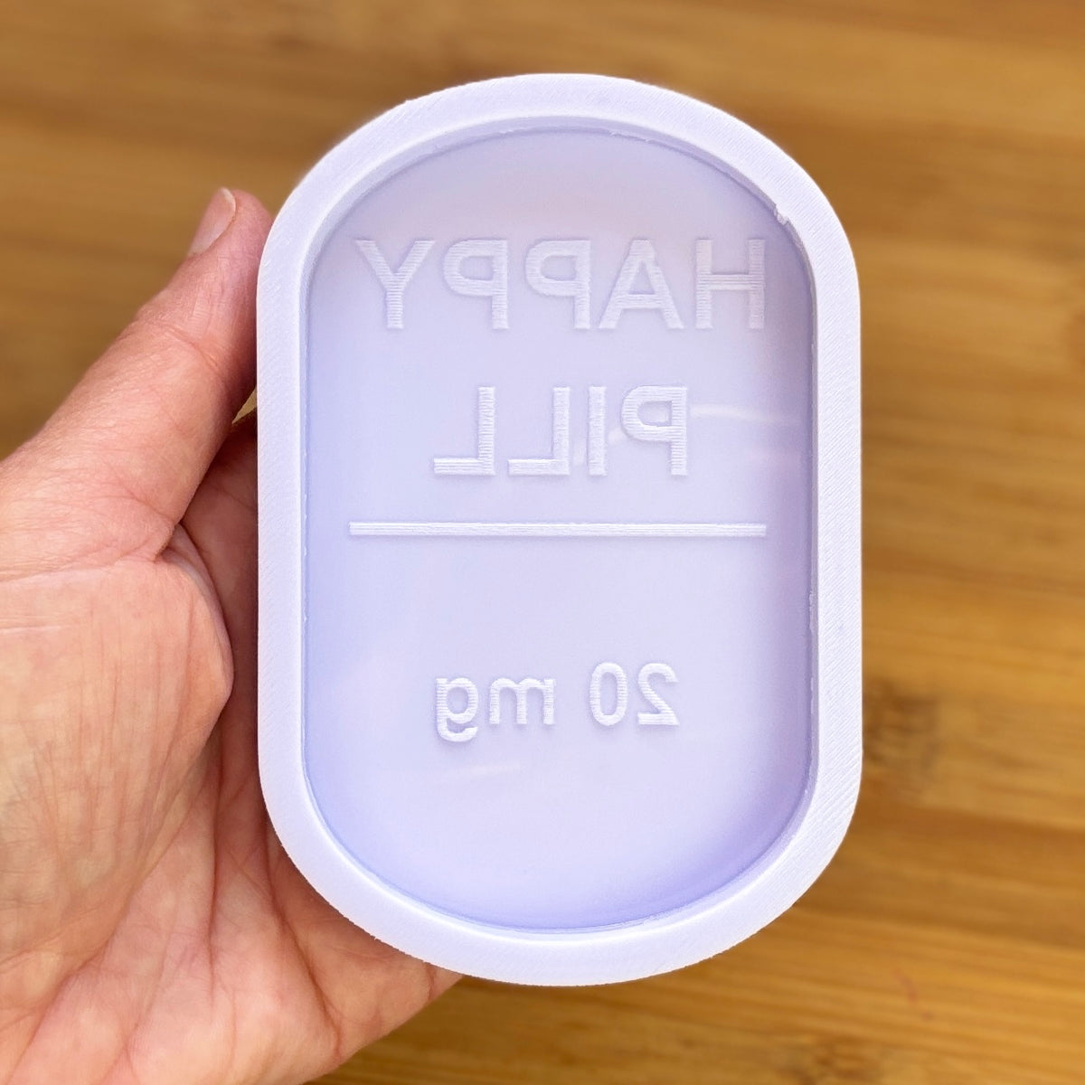 Happy Pill Silicone Mold with 1 cavity of 100mm
