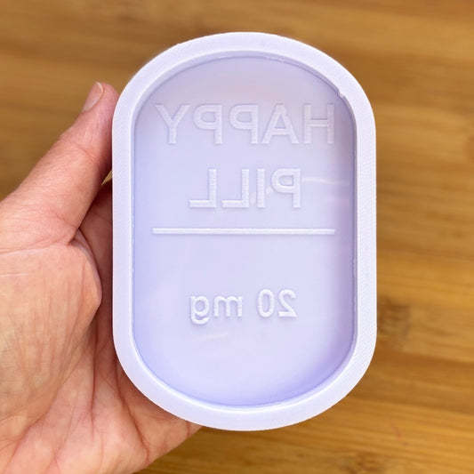 Happy Pill Silicone Mold with 1 cavity of 100mm