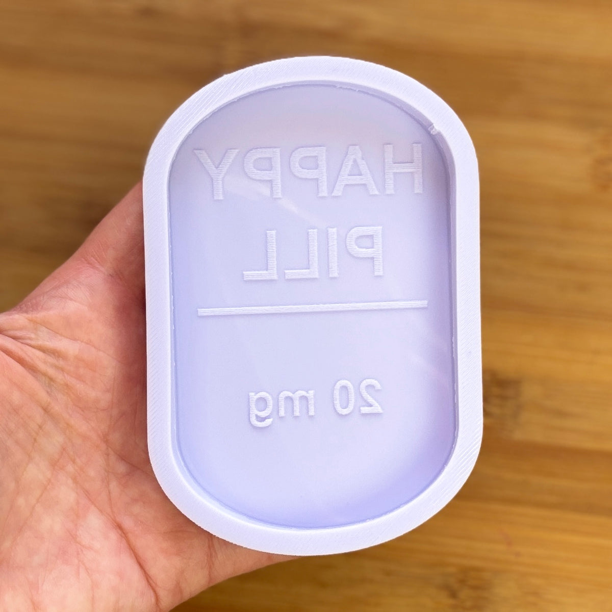 Happy Pill Silicone Mold with 1 cavity of 100mm