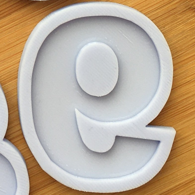 2" Numbers Silicone Mold