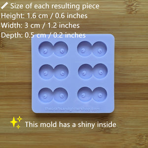 3cm Boobs Silicone Mold, Food Safe Silicone Rubber Mould