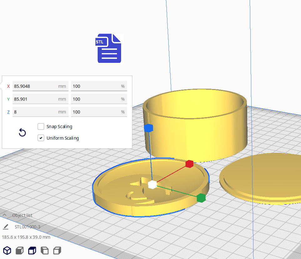 Crescent Moon & Cat Bath Bomb Mold STL File - for 3D printing - FILE ONLY - The Crafts and Glitter Shop