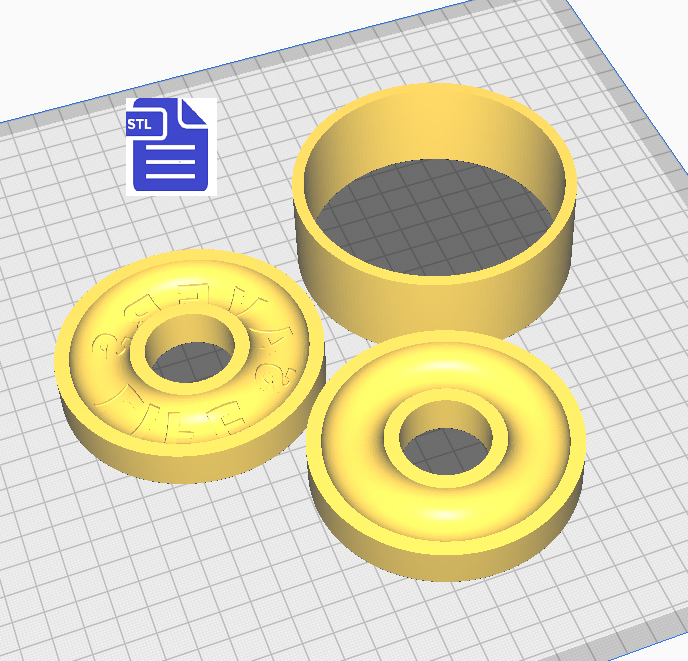 Life Saver Bath Bomb Mold STL File - for 3D printing - FILE ONLY - The Crafts and Glitter Shop