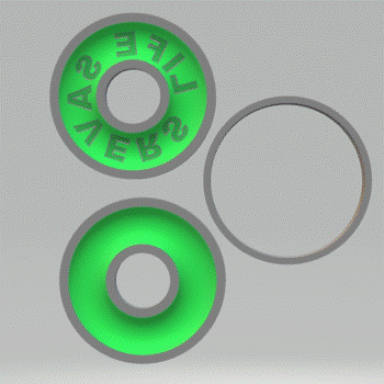 Life Saver Bath Bomb Mold STL File - for 3D printing - FILE ONLY - The Crafts and Glitter Shop