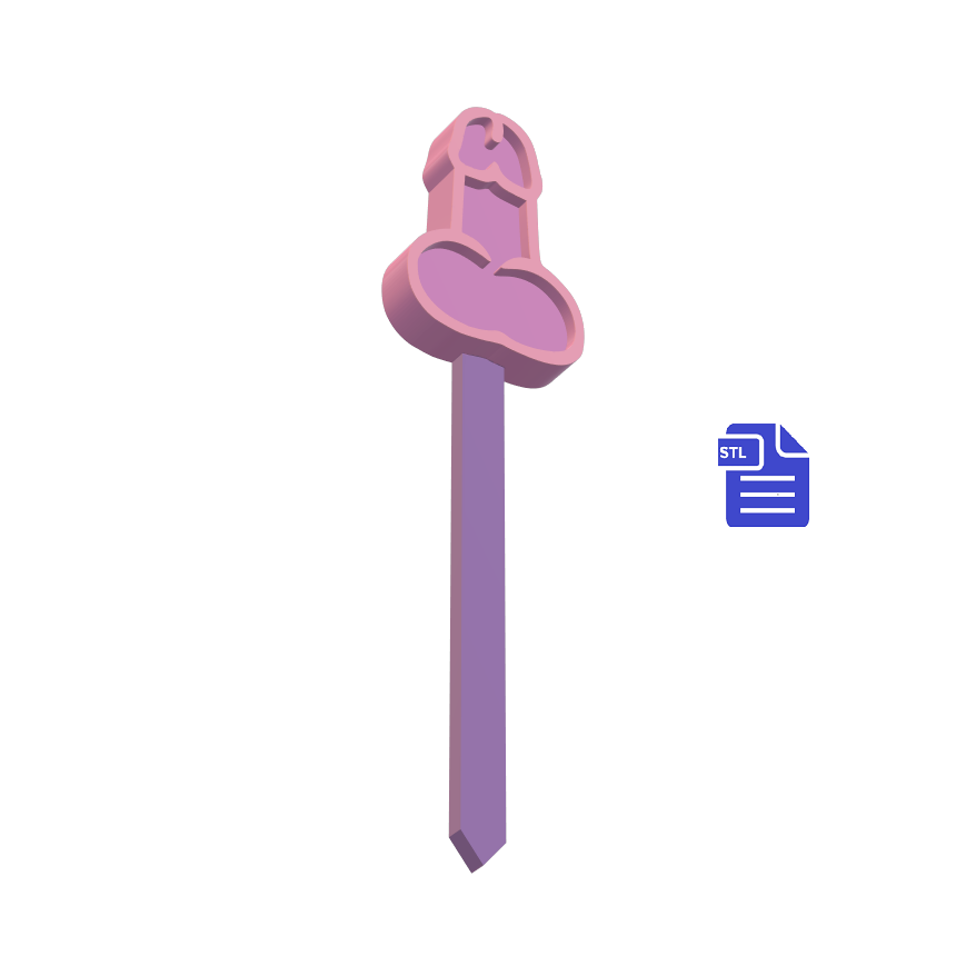 Penis Cupcake Topper for bachelorette party - The Crafts and Glitter Shop