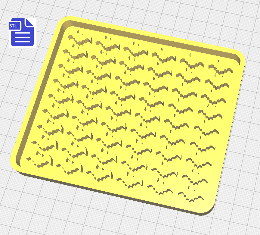 Bats Silicone Mold Housing STL File - for 3D printing - FILE ONLY - The Crafts and Glitter Shop