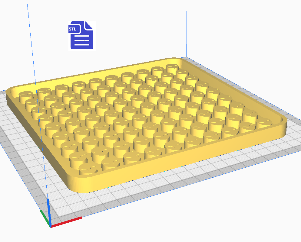 Alien Head Tray Silicone Mold Housing STL File - for 3D printing - FILE ONLY - The Crafts and Glitter Shop