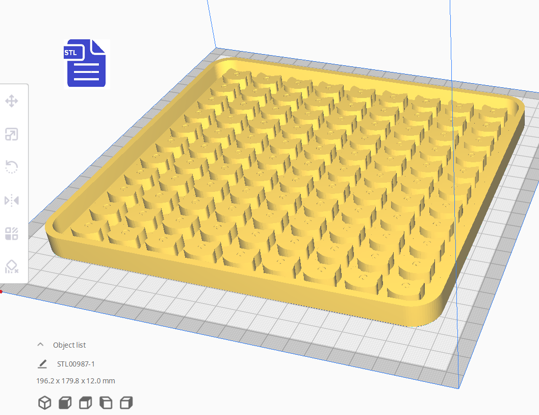 Lunar Cat Tray Silicone Mold Housing STL File - for 3D printing - FILE ONLY - The Crafts and Glitter Shop