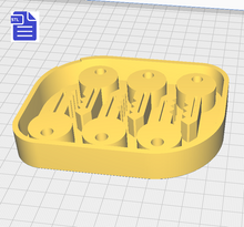 Load image into Gallery viewer, Key Silicone Mold Housing STL File - for 3D printing - FILE ONLY