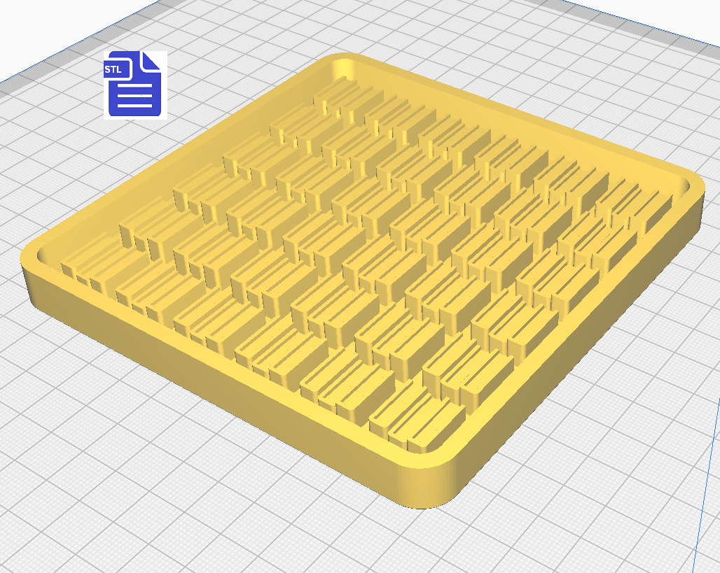 Stack of Books Silicone Mold Housing STL File - for 3D printing - FILE ONLY - The Crafts and Glitter Shop