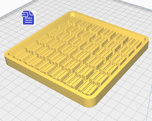 Stack of Books Silicone Mold Housing STL File - for 3D printing - FILE ONLY