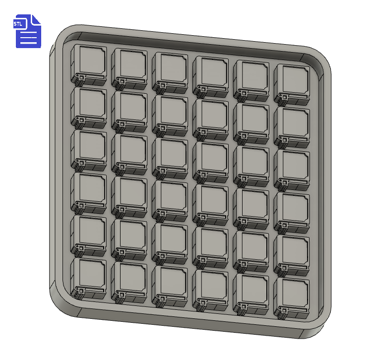 Book Silicone Mold Housing STL File - for 3D printing - FILE ONLY - The Crafts and Glitter Shop