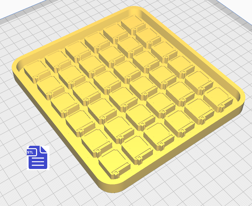 Book Silicone Mold Housing STL File - for 3D printing - FILE ONLY - The Crafts and Glitter Shop