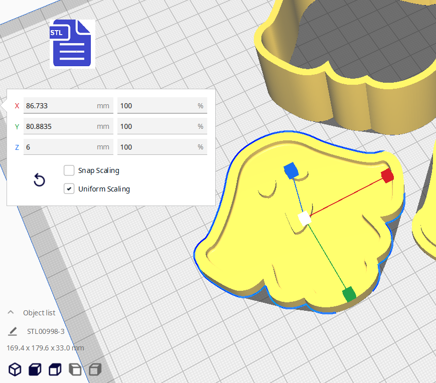 3pc Ghost Bath Bomb Push Mold STL File - for 3D printing - FILE ONLY - The Crafts and Glitter Shop