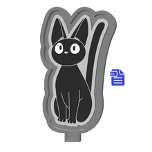 Load image into Gallery viewer, Jiji Cat Freshie Silicone Mold Housing STL Files - for 3D printing - FILE ONLY