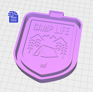 Camp Life Silicone Mold Housing STL Files - for 3D printing - FILE ONLY