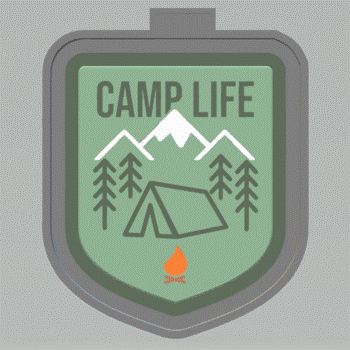 Camp Life Silicone Mold Housing STL Files - for 3D printing - FILE ONLY - The Crafts and Glitter Shop