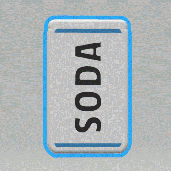 3pc Soda Can Bath Bomb Mold STL File - for 3D printing - FILE ONLY - The Crafts and Glitter Shop