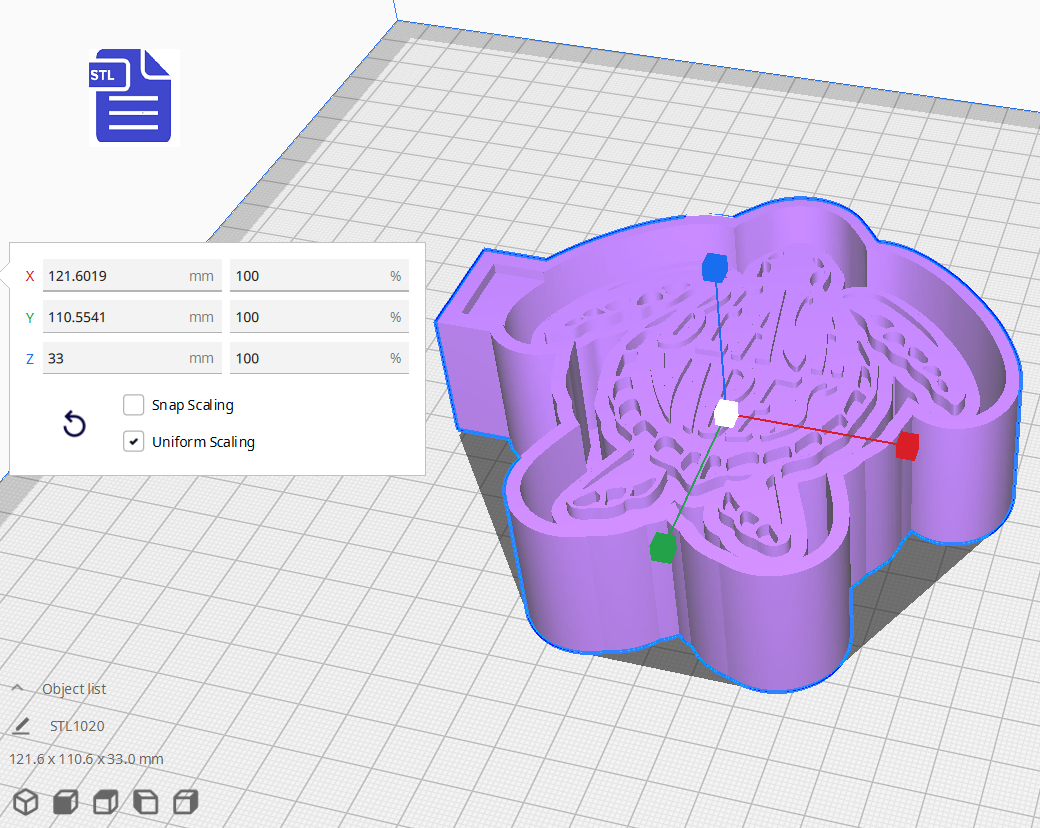 Turtle Silicone Mold Housing STL File - for 3D printing - FILE ONLY