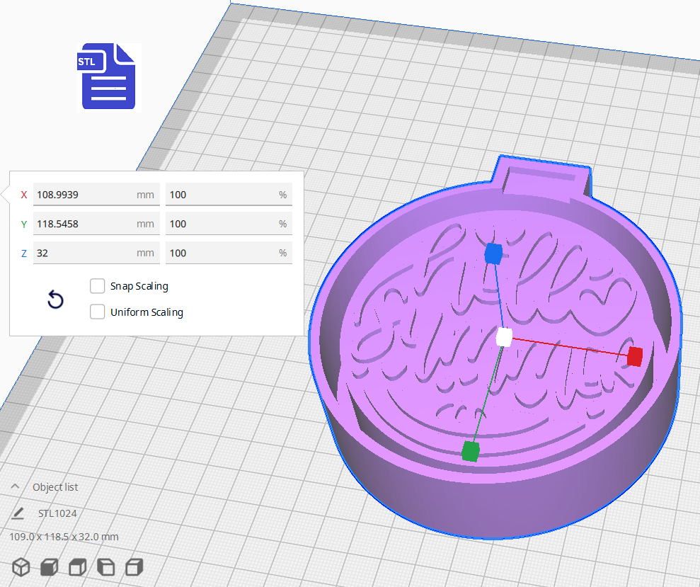Hello Summer Silicone Mold Housing STL File - for 3D printing - FILE ONLY - The Crafts and Glitter Shop