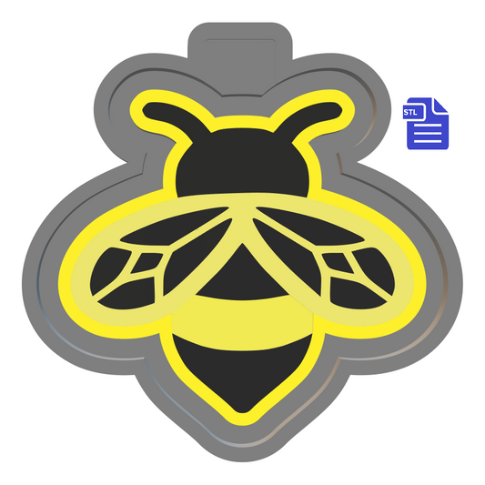 Bee Silicone Mold Housing STL File - for 3D printing - FILE ONLY - The Crafts and Glitter Shop