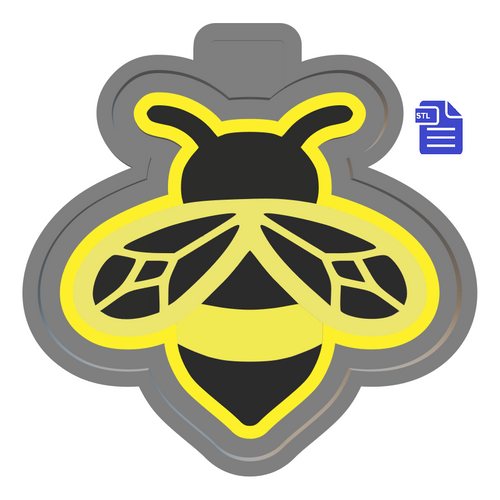 Bee Silicone Mold Housing STL File - for 3D printing - FILE ONLY