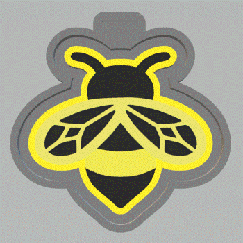 Bee Silicone Mold Housing STL File - for 3D printing - FILE ONLY - The Crafts and Glitter Shop