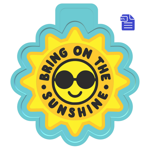 Bring on the Sunshine Silicone Mold Housing STL File - for 3D printing - FILE ONLY