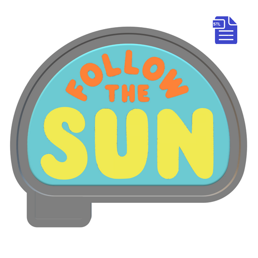 Follow the Sun Silicone Mold Housing STL File - for 3D printing - Freshie Mold FILE ONLY - The Crafts and Glitter Shop
