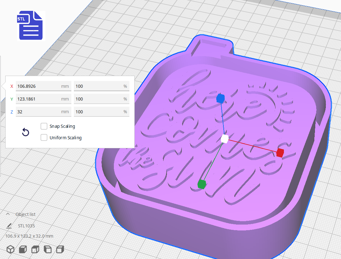 Here Comes the Sun Silicone Mold Housing STL File - for 3D printing - Freshie Mold FILE ONLY - The Crafts and Glitter Shop