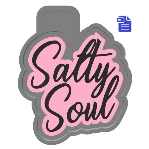 Salty Soul Silicone Mold Housing STL File - for 3D printing - Freshie Mold