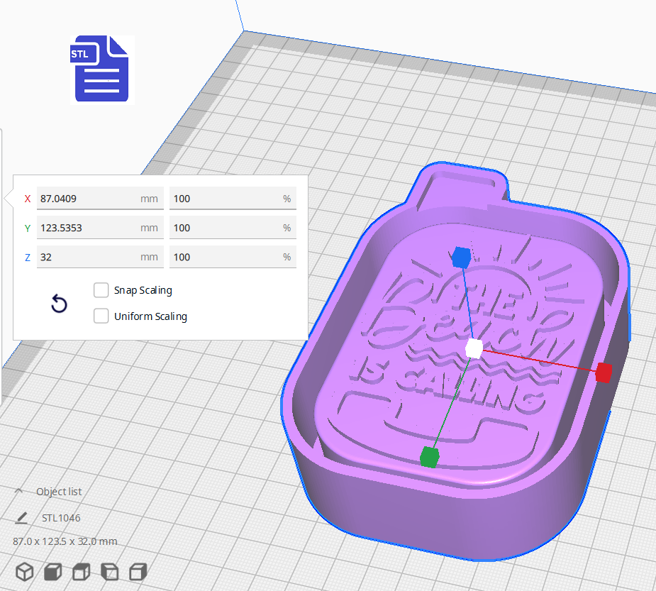 The Beach is Calling Silicone Mold Housing STL File - for 3D printing - Freshie Mold